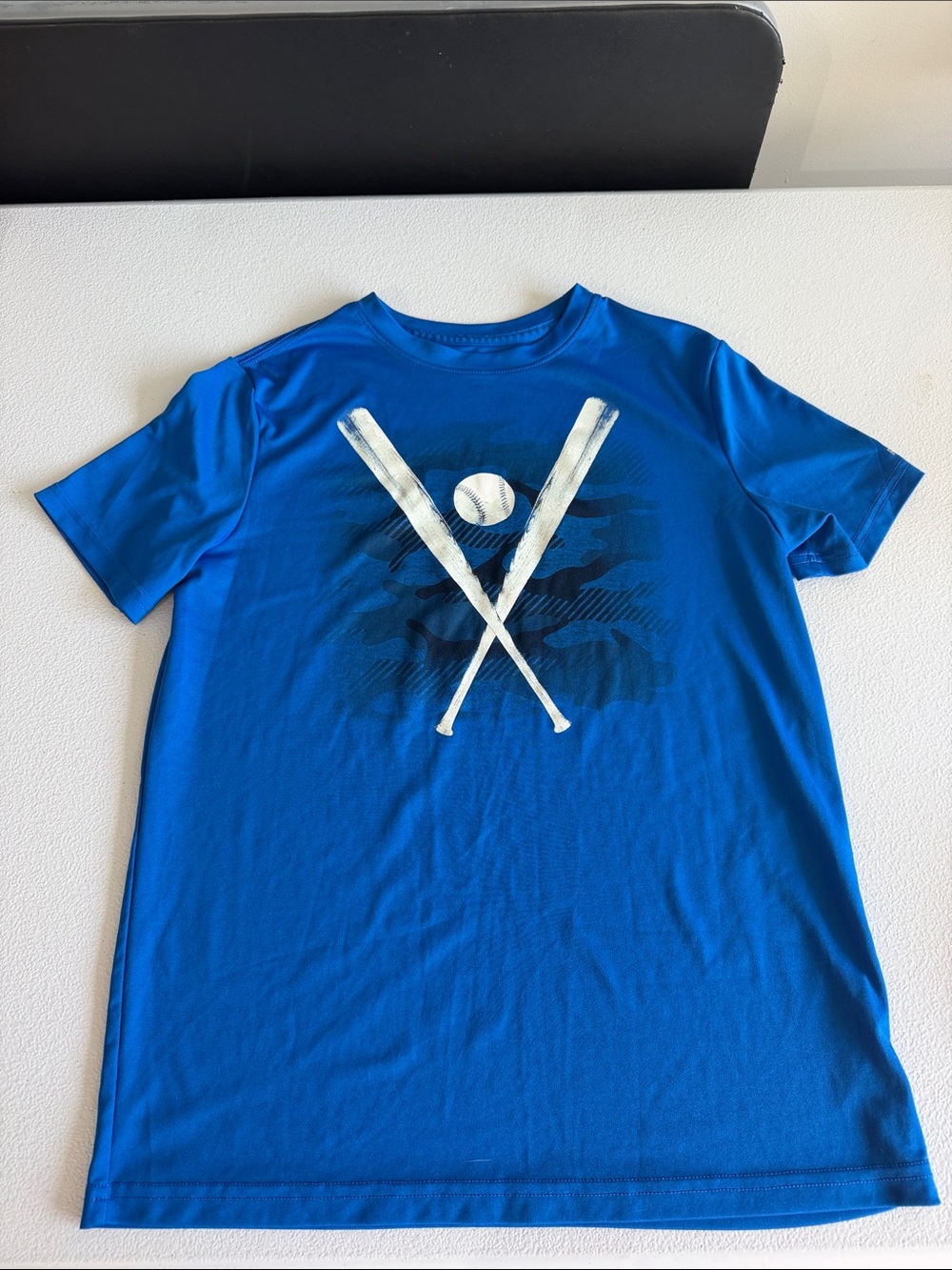 Boys Reebok Royal Blue Short-Sleeve Baseball Graphic Tee